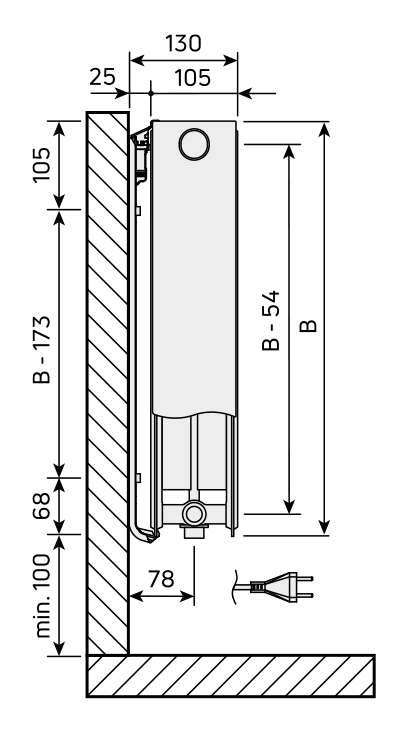 Grzejniki pionowe TYPE 20