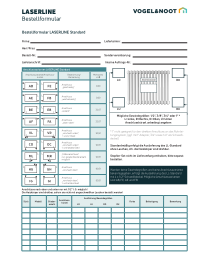 Bestellformular LASERLINE Standard