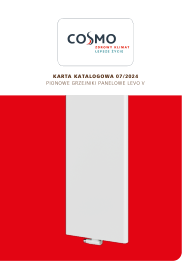 Karta katalogowa - Grzejniki pionowe panelowe COSMO Levo V