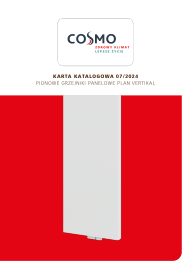 Karta katalogowa - Grzejniki COSMO Plan Vertikal