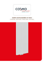Karta katalogowa - Grzejniki COSMO Vertikal